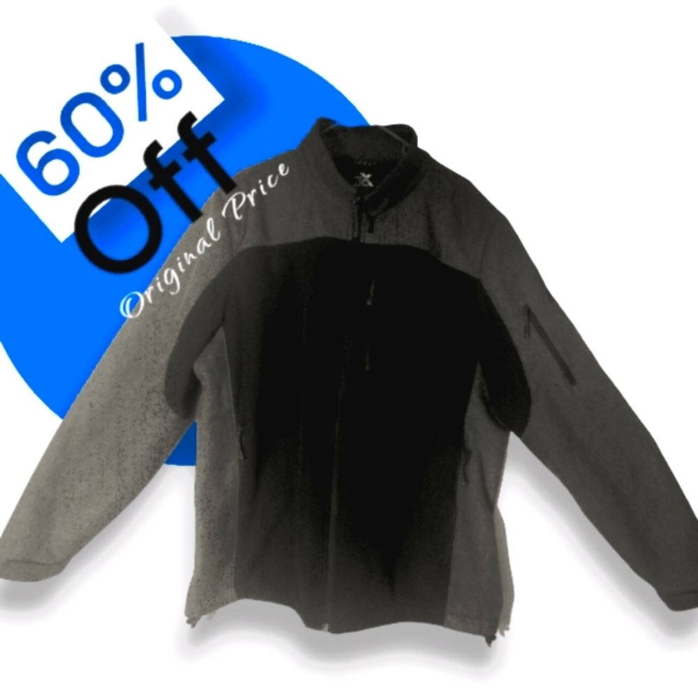ZeroXPosur Rocker Softshell Jacket, 2XLarge Black & Grey